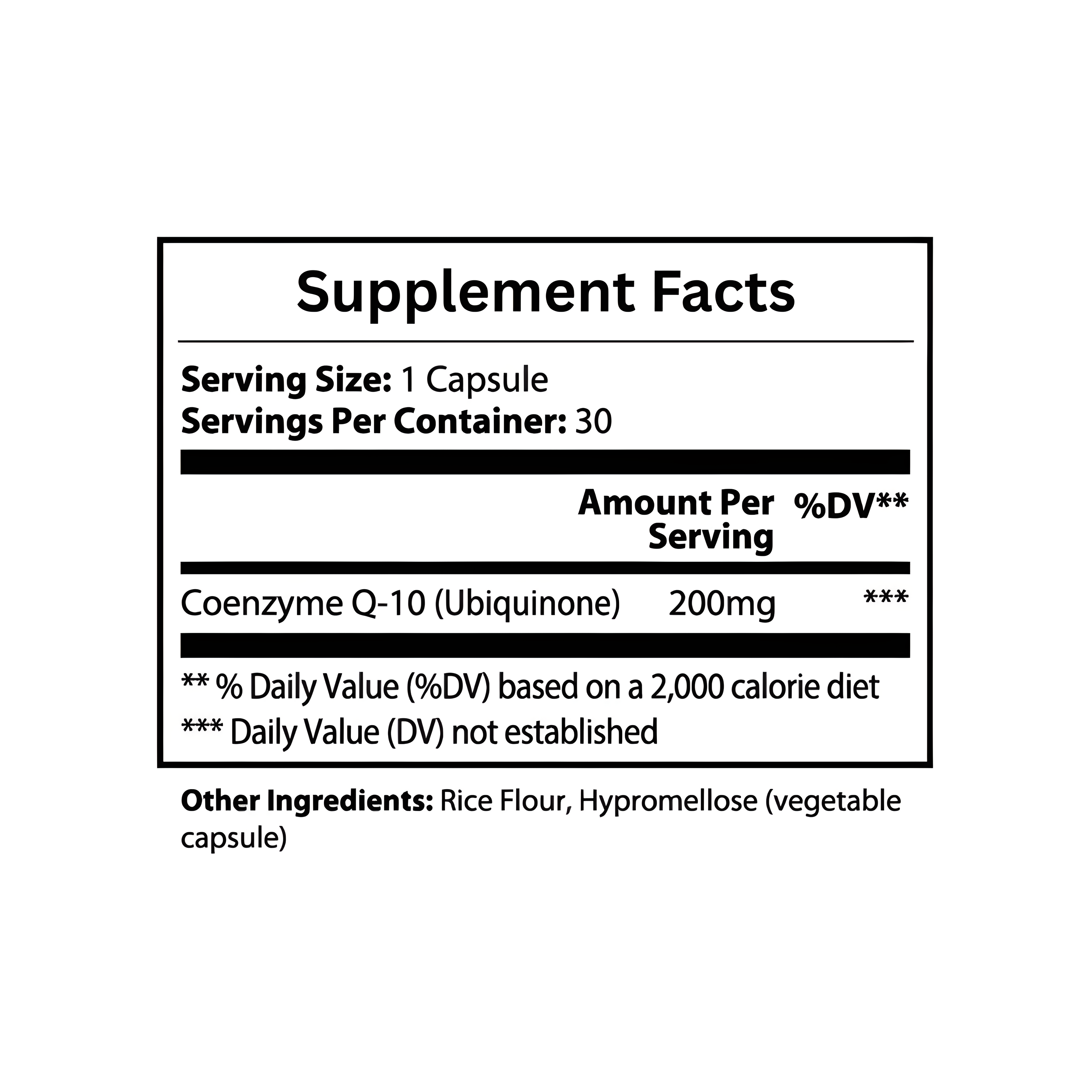 CoQ10 Ubiquinone